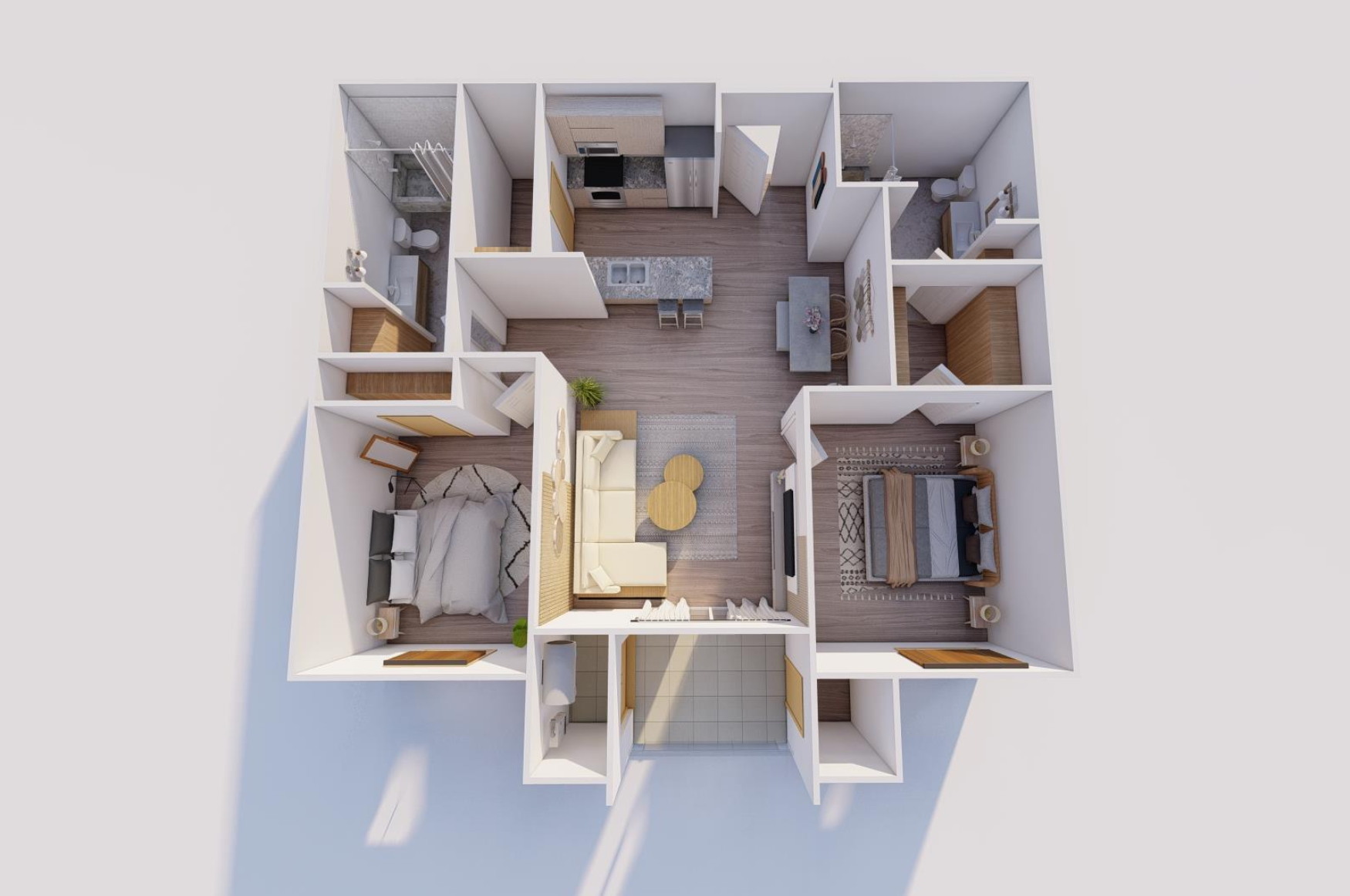 Apartment property management dashboard